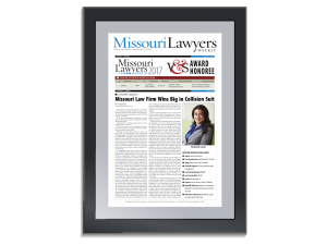 Missouri Lawyers Awards 2019 Commemorative Plaque